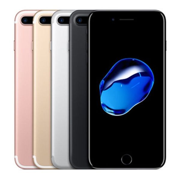 Apple iPhone 7 desbloqueado original mais WCDMA Quad core 5,5 '' 12MP 2G RAM 32G/128G/256G ROM Telefone remodelado com impressão digital