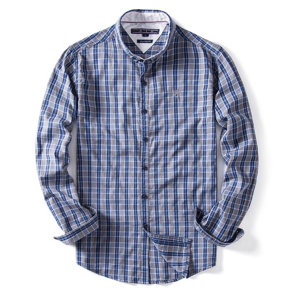 

spring 2020 new 100% cotton strip plaid shirt men casual business social men shirt long sleeve brand quality mens dress shirts, White;black