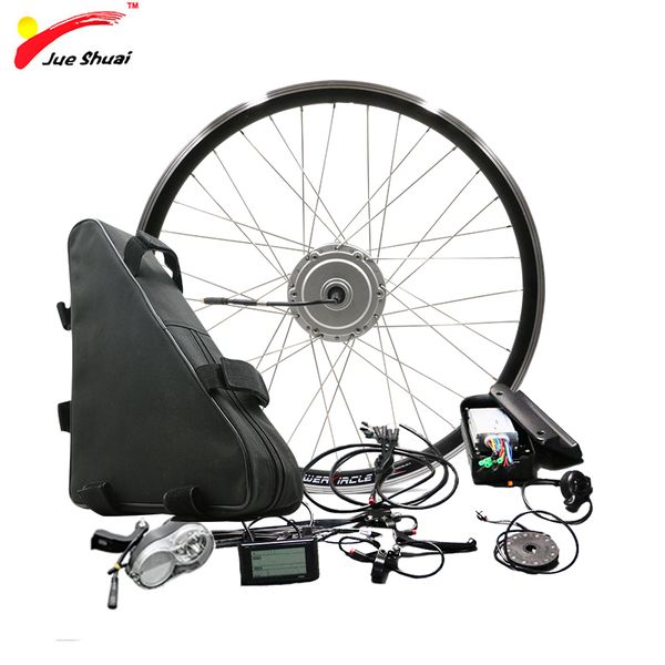 

kit мощный bafang 48v 350w 500w электрические колеса мотор электрический велосипед преобразование с батареей 48v 20ah 26ah 8fun bpm motor wh, Silver;blue