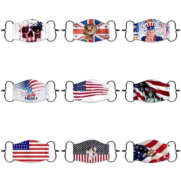 

washable reusable anti dust designer mask face mouth cloth opp individual package for cycling camping travel #3321
