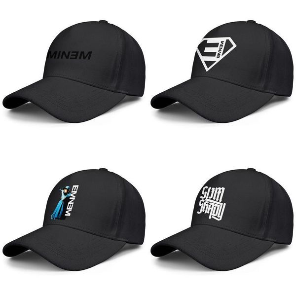 

eminem men's shady slant black mens and womens baseball cap design fitted custom cool vintage team trendy original hats logo music sing, Blue;gray