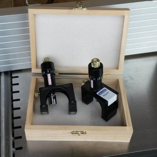 

2pcs adjust leveling tool jointer setting planer calibrators stabilizing with box magnetic woodworking correct accurate mounting