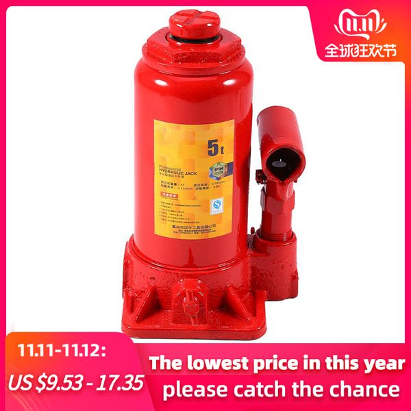 

5t capacity car lift hydraulic jack automotive lifter vehicle bottle jack repair tool 2019 new