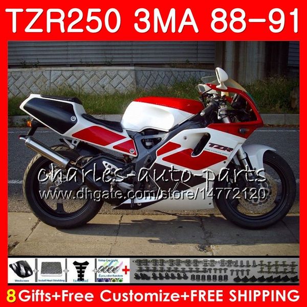 

body for yamaha tzr-250 3ma tzr250 88 89 90 91 118hm.27 tzr250rr tzr250 rs rr red black stock ypvs tzr 250 1988 1989 1990 1991 fairing kit