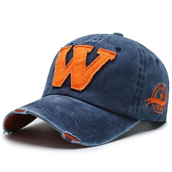 

2020 spring and summer new w letter wild baseball cap men and women trend hip hop hat fashion couple hat outdoor sports sngwo, White