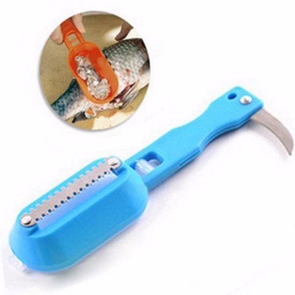 

Fish Scales Skin Remover Knife Fast Cleaning Fish Scaler Home Kitchen Seafood Tools