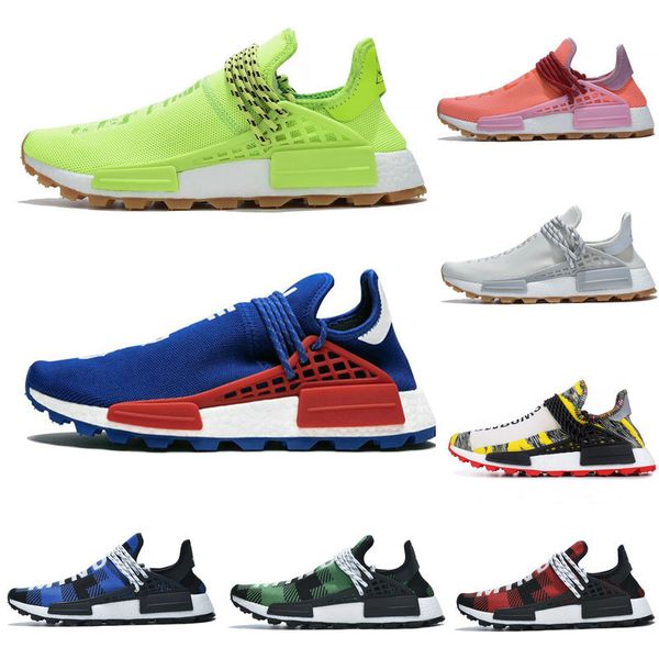

2019 human race men running shoes pharrell williams human races 3m reflective pharell williams trainers sports designer sneakers size 36-47