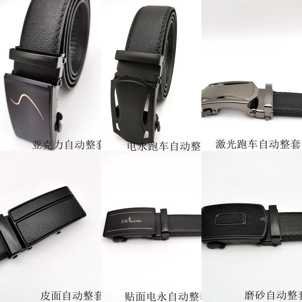 

men's automatic imitation leather scratch-resistant supermarket online shop merchandise sales can be added belt belt, Black;brown