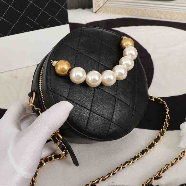 

luxury classic designer handbag flowers patent leather letters wristlet round cakes banquet shoulder bags women purse clutch crossbody bag