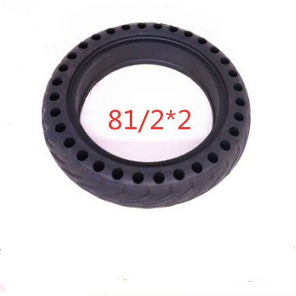 

21cm rubber solid rear tire with hollow design for m365 electric scooter skateboard accessories