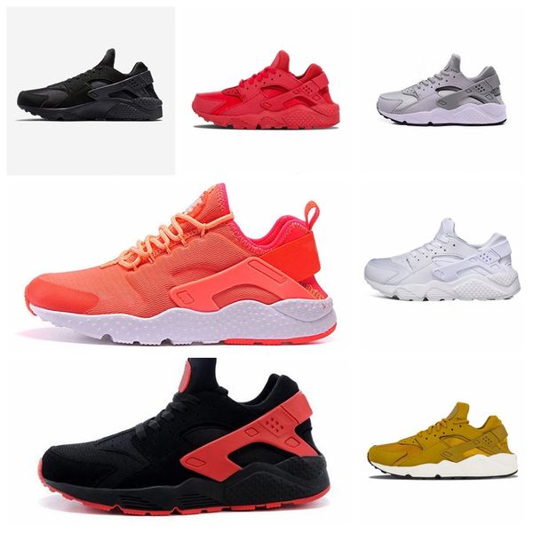 

2019 новый huarache 1.0 4.0 радуга ультра дышать обувь мужчины женщины huaraches мужчины дизайнерская обувь сша sz5.5-11