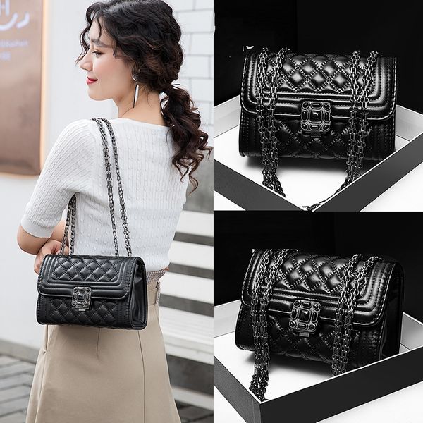 

designer luxury crossbody bags handbags purses brand quilted bag genuine leather shoulder bag women chain flap messenger bag for women
