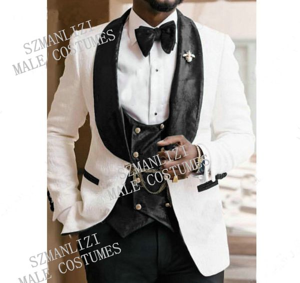 

latest coat pant designs white men's classic suits for wedding handsome groom tuxedo slim fit terno masculino prom party 3 piece, Black;gray