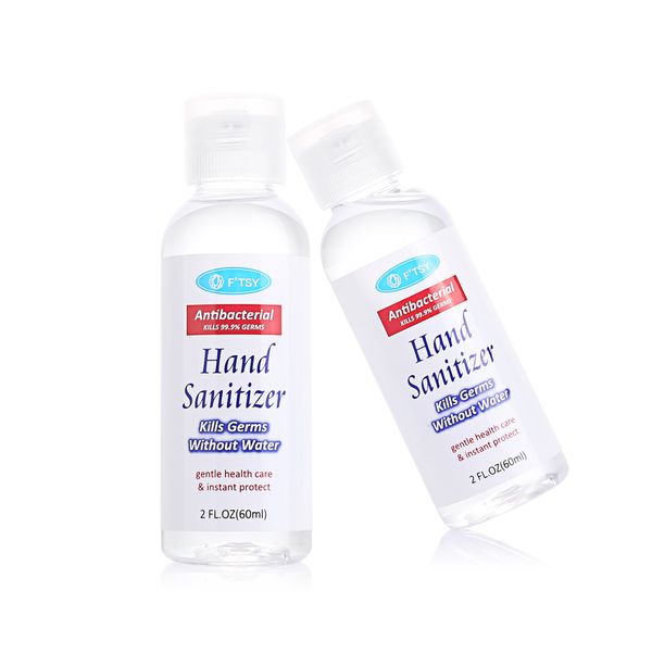 

60ml hand sanitizer gel 75% antibacterial gel alcohol non-washing hand sanitizer wholesale disinfection liquid soap portable sterilization