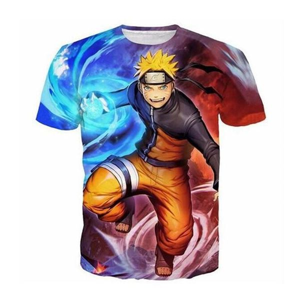 

brand tshirt men women t shirt anime cartoon 3d print t shirt male japanese anime designer man tee size s-5xl, White;black