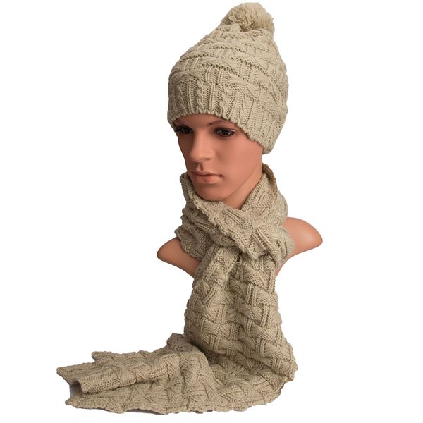 

maylisacc 3 color autumn winter warm knitted hat beanies skullies hat handmade knitted for women men clearance, Blue;gray