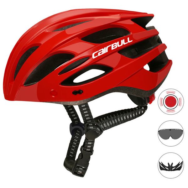 

2020 cycling goggles helmet super light mountain road bike helmet with taillight removable visor bicycle bmx