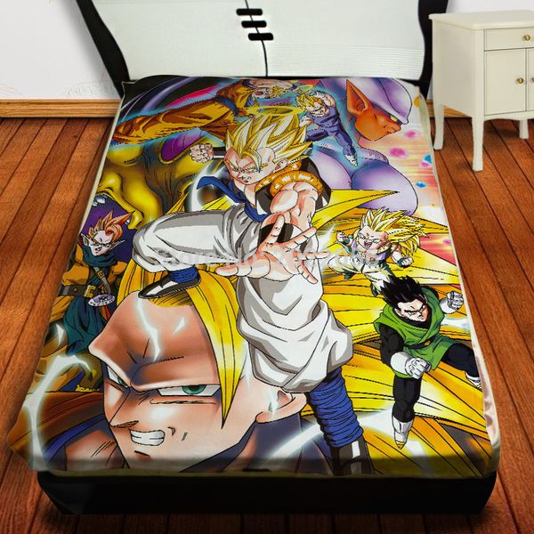 

anime manga dragonball z throw blanket 003