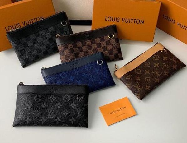 

2019 new men women de igner wallet genuine leather quare wallet luxury leather men women pur e lady wallet with box m44323