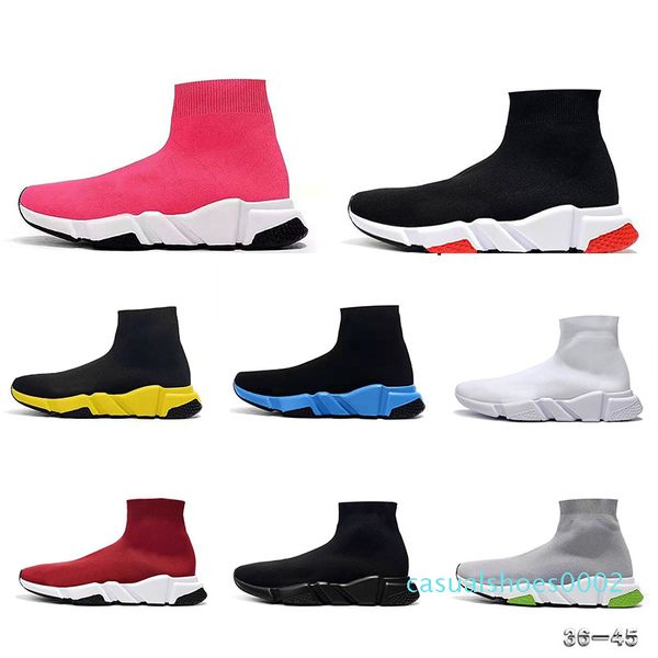 

paris sock shoes casual shoe speed shoes for mentrainer classic sneakers speed trainer sock race runners black shoes men and women shoe c02