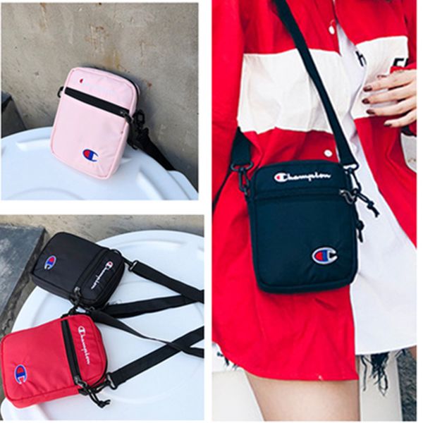 

Чемпионы на одно плечо Мини сумка Унисекс Марка Моды Нейлон Crossbody Сумка На Одно Плечо Путешествия Покупки Пояс Сумки Талия Fanny Pack Новый B383