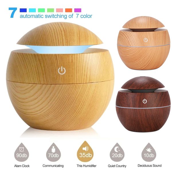 

древесное зерно эфирный увлажнитель воздуха ароматерапия диффузор домашний бесшумный пульт дистанционного управления ароматерапия машина увл