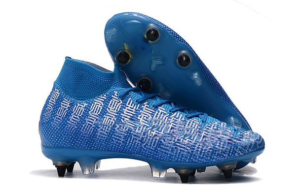 

2019 mens superfly 7 elite se fg soccer cleats cr7 neymar football boots bottom steel nail mercurial vapors 13 elite fgus6.5-11