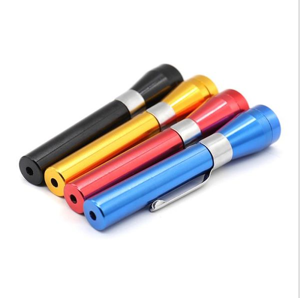 Kreatives Mini-Taschenlampen-Kugelschreiber-Formrohr, Metallrohr, leicht zu zerlegen