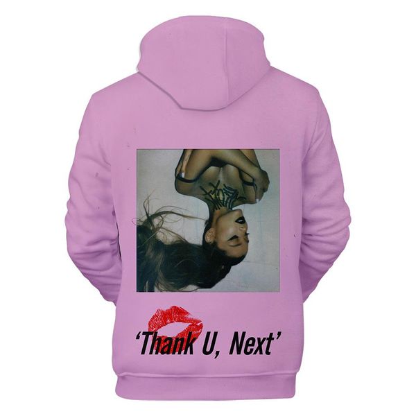 

women 19ss clothes ariana grande hooded designer hoodies long sleeved spring teenager girl pullover sweatshirts, Black