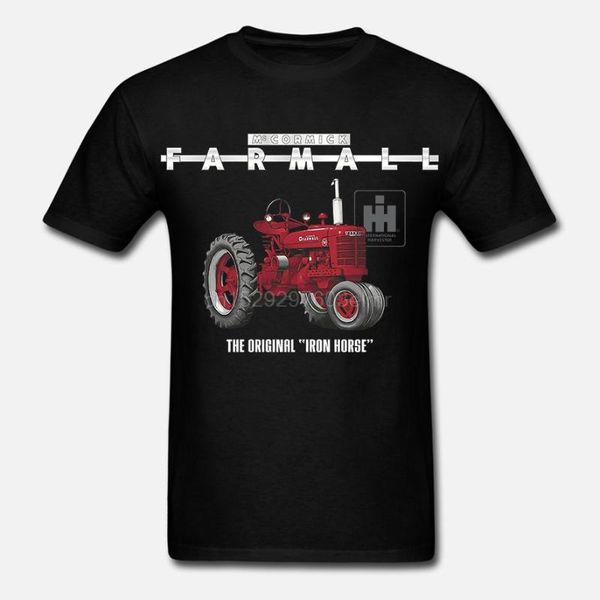 

ih farmall iron horse - взрослый короткие рукава tee, White;black