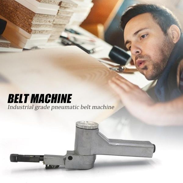 

15000-16000rpm air belt sander eccentric pneumatic grinder polisher machine abrasive hardware polishing buffing tool