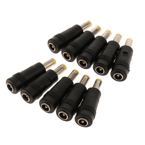 

10 pieces dc 5.5x2.1mm female to 5.5x2.5mm male lappower