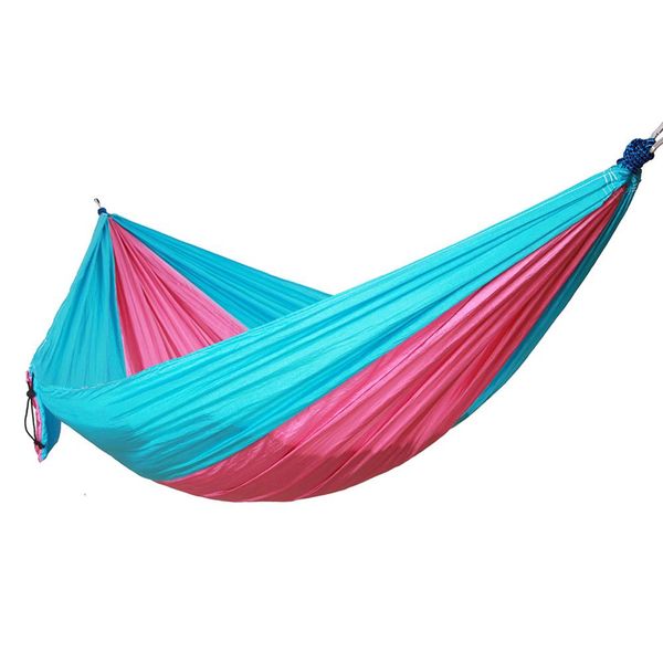 

price nylon parachute hammock set backpack camping swing bed hammock, 270*140cm