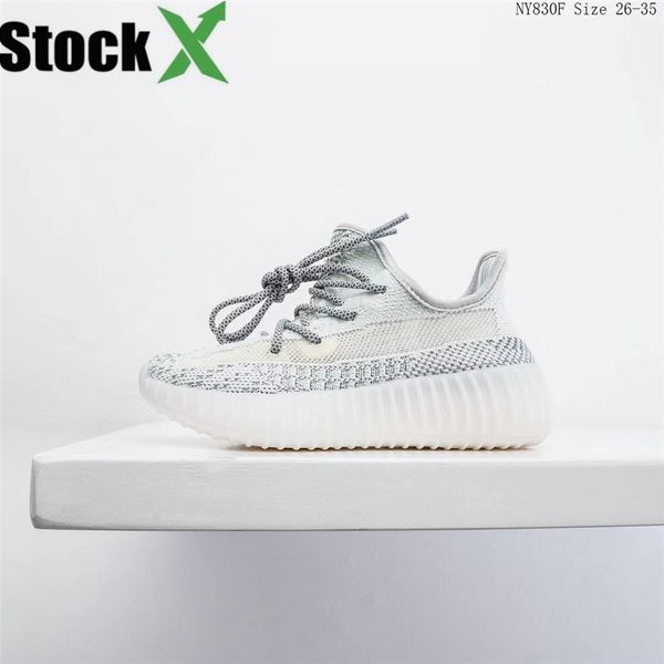 

designer brand kids shoes baby static true form clay kanye west running trainers butter semi zebra children boy girl beluga 2.0 sneakers#278