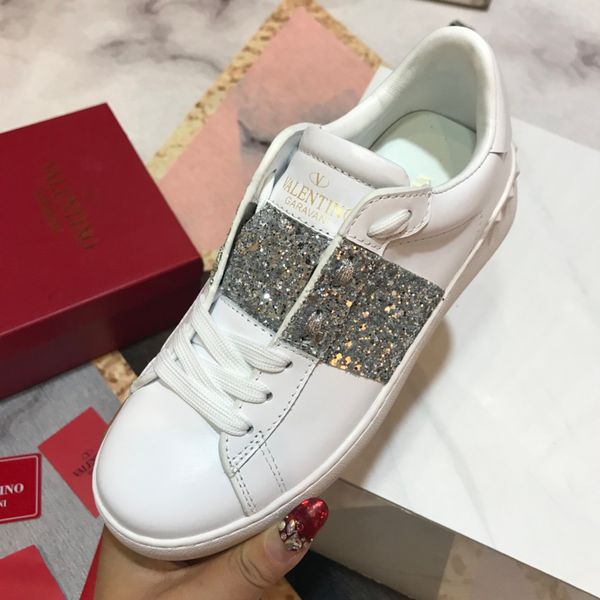 

2019 Новый цвет Марка обувь Ашион Логотип Кроссовки мужские женщина кожа Flats Роскош