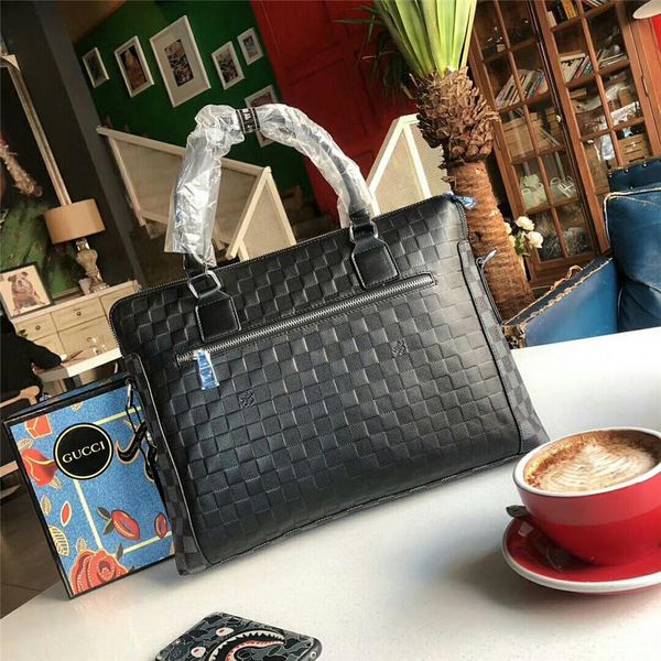

ale classical banrd new designer briefcases genuine leather men handbags luxury men bags