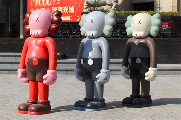 

1.3 м originalfake kaws 4ft пробки дверь бога прототипа спутником рисунок с оригинальным винилом kaws большие фигурку модель украшения отлич