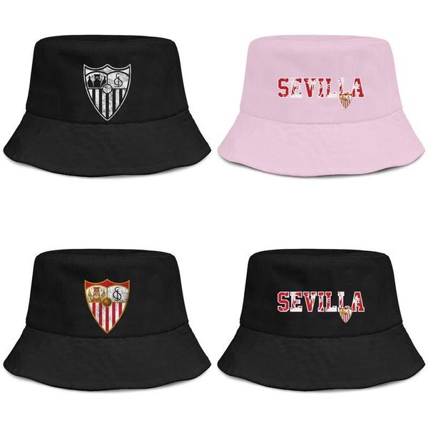 

sevilla fc los hispalenses sevillistas sfc distressed for men and women buckethat styles personalized bucket baseballcap coconut tree, Blue;gray