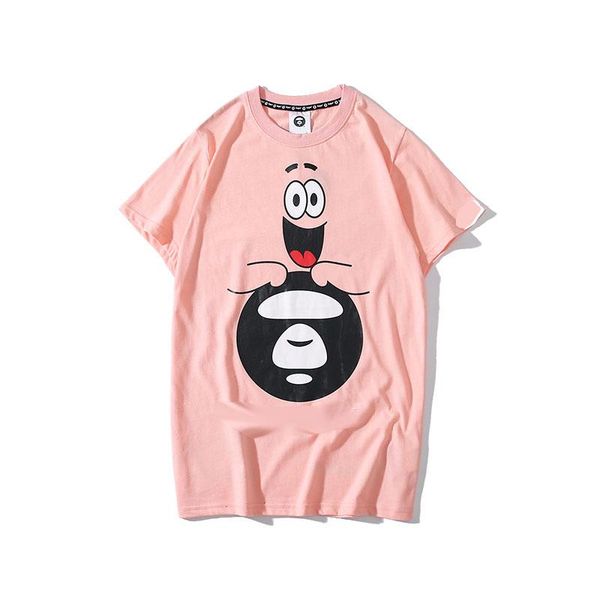 

дизайнер женщины мужчины майка розового короткий рукав летней марка рубашка люкс вскользь прекрасная мило майка дышащего бренд рубашка memel, White;black