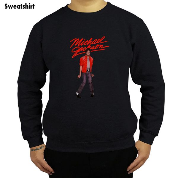 

michael jackson men sweatshirt men's beat it king of pose hoody autumn and winter long sleeves new fashion hoodies sbz4448, Black