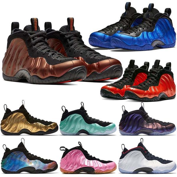 

hyper crimson cobaltb penny hardaway mens basketball shoes foams one habanero black sequoia eggplant pink sports sneakers 7-13, White;red
