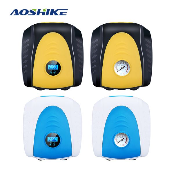 

aoshike air compressor 30 cylinder 12v 120w 5a metal car inflatabl pump auto car tire inflator with cigarette lighter