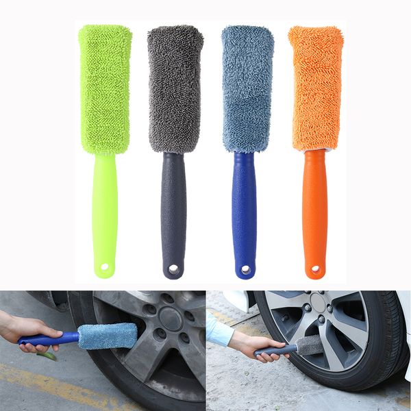 

plastic handle cleaning brush car wheel brush rims tire washing vehicle car wheel rim washing tool