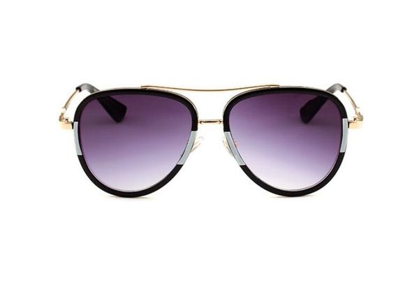 

green lens sunglasses classic pilot sun glasses gold frame for men women glasses uv400 0062, White;black