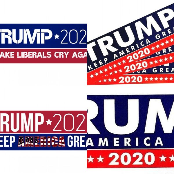 

pvc non drying glue sticker trump 2020 make liberals cry again pattern paster rectangle bicolor car stickers 2 2jw l1