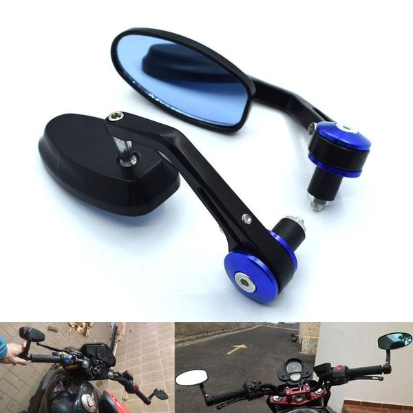 

7/8"22mm universal motorcycle mirrors rear view handle bar end rearview side mirrors for yzfr6s canada version yzf r6s