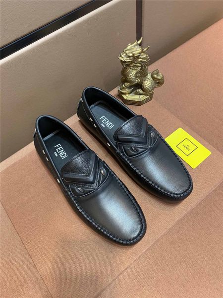 

men summer style soft casual shoes moccasins men loafers genuine leather shoes men flats gommino driving shoes, Black