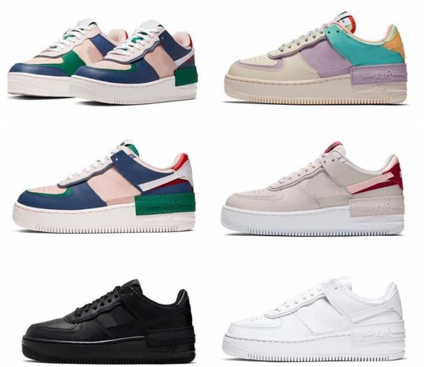 

new designer forced candy women girls casual shoes 1 shadow sport low one increased wear resistance sacai sneakers, Black