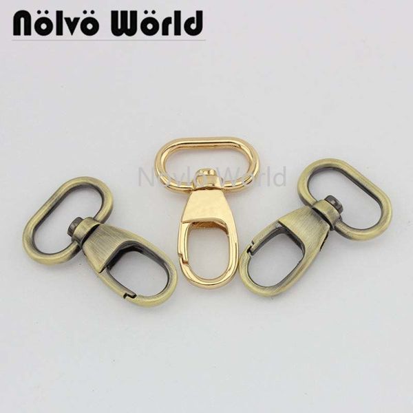 

8 pieces test, 5 colors 40*20mm 3/4" metal bag buckle dog collar buckle chain clasps lobster swivel snap hook accessories, Black