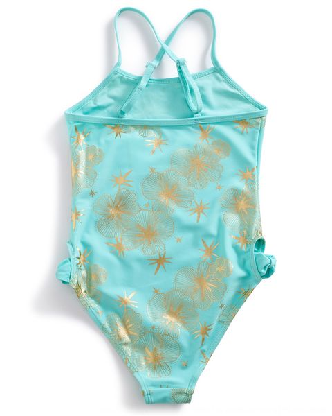 

children's bikini spring girl's printed swimsuit one-piece buoyancy swimsuit cartoon bikini, White;black